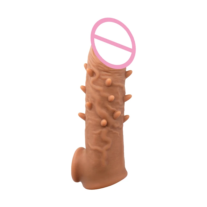 Brambly penis enlargement ring  instrument reusable condom penis sleeve