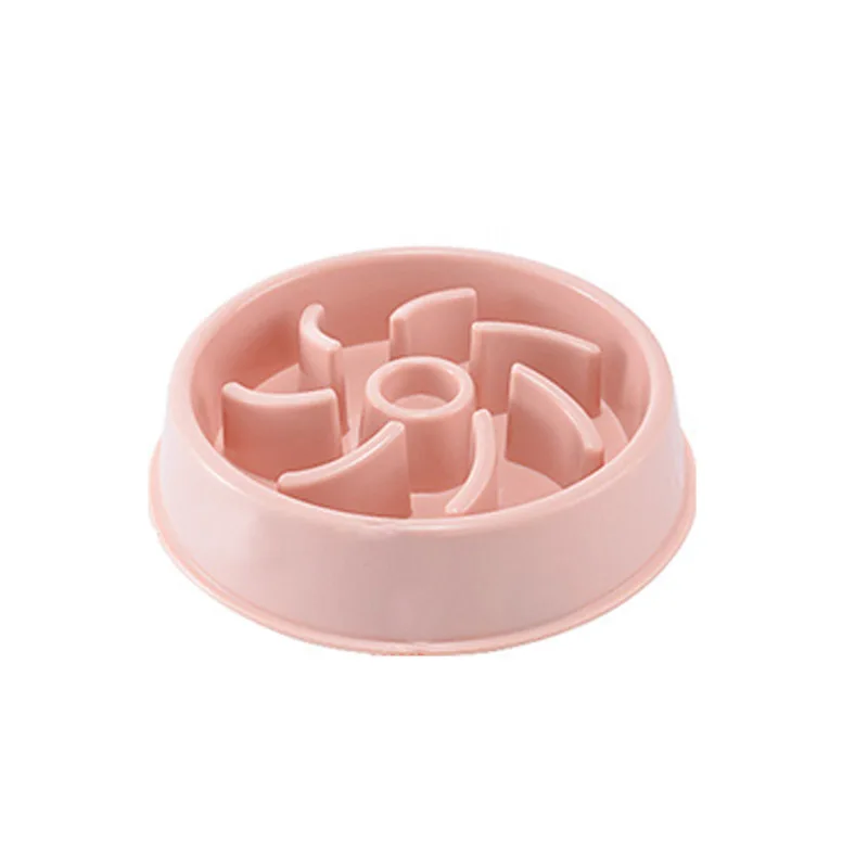 plastic slow eating bowl for the dogs cats food durable gift for your pets