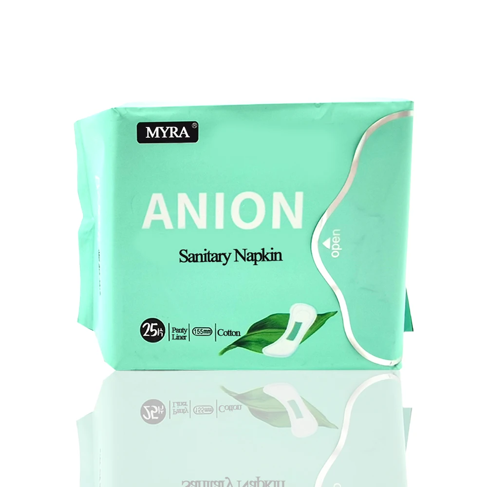 China Factory Wholesale Myra OEM/ODM Couche Bebe Jetable Breathable Anion Sanitary Napkins