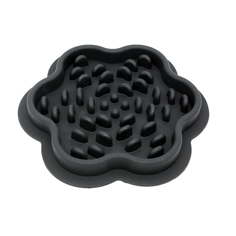 Manufacturer Custom Pet Silicone lick mat Pet dog cat slow feeder dowl mat dog food Collapsible bowl slow feeder dowl