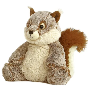 2019 Hot Selling Plush Kawaii Soft Fabric Squirrel Stuffed Animal Plush Pillow For Children For Christmas Gifts