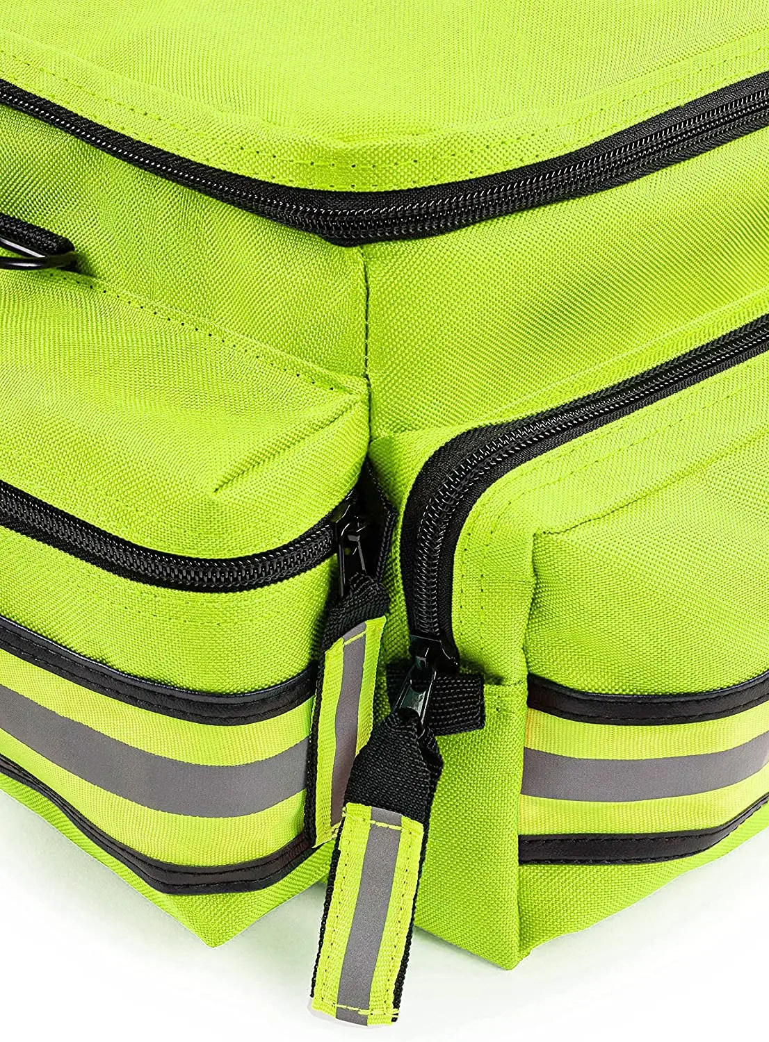 First Aid Bag Fully Stocked Professional Essentials Trauma Kit Reflective Bag 8 Zippered Pockets Compartment First Aid Supplies