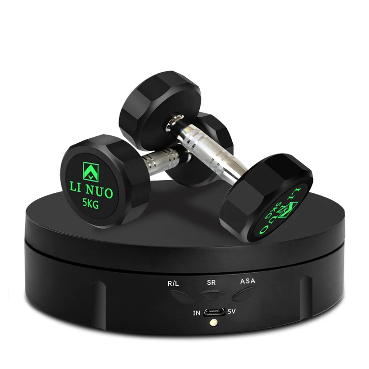 Портативная мини-камера для фотосъемки, вращающаяся на 360 Градусов Подставка для витрины, Электрический поворотный стол для фотосъемки