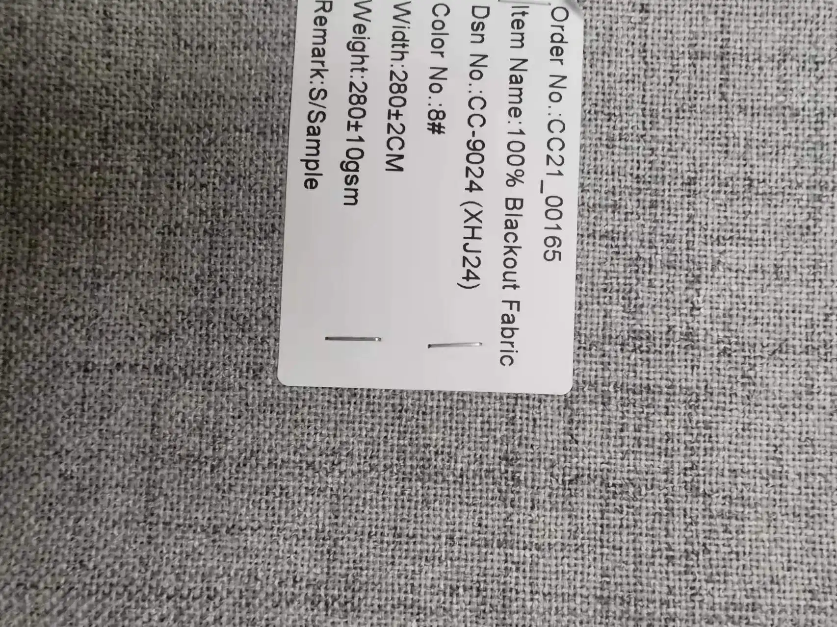 Super 100% Shading Blackout Fabric Linen-look Coating Curtain Dying Fabric curtains for the living room CC-9024B