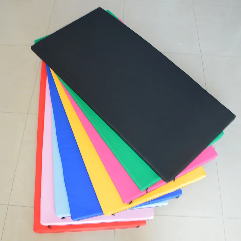 Thick Folding Panel Exercise Mat Gym Fitness Gymnastics Mat Pink/purple