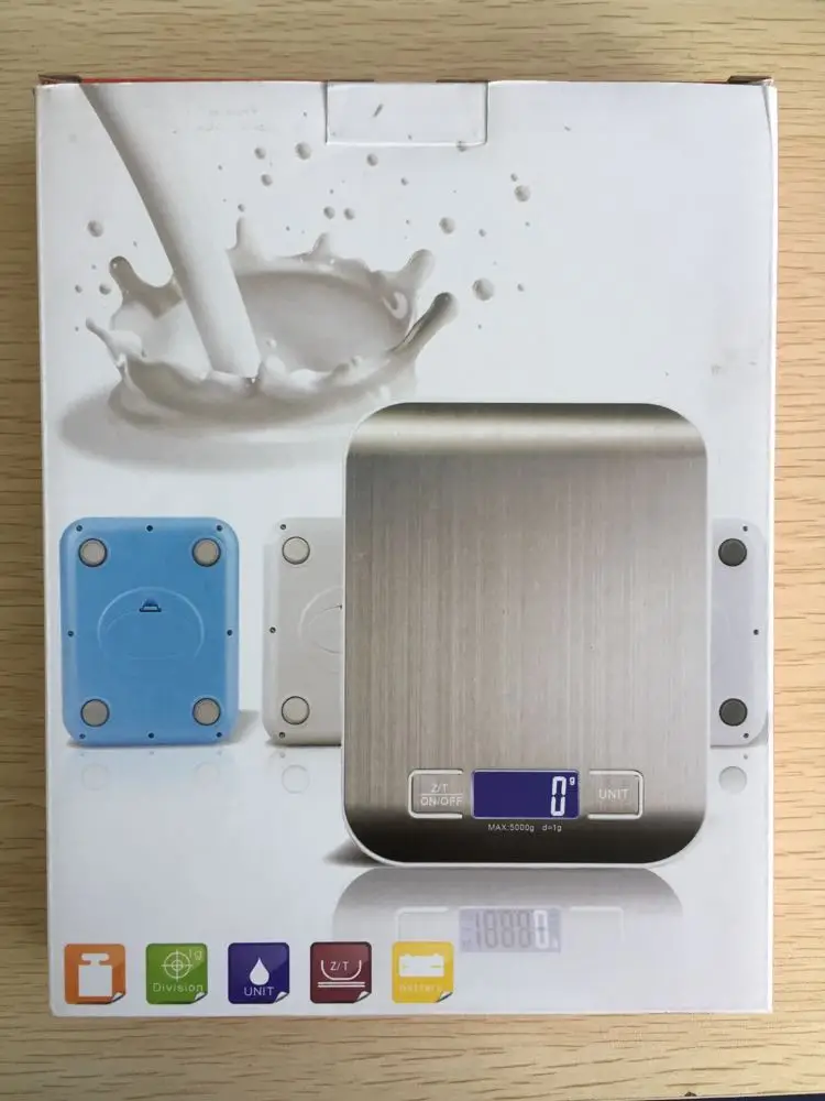 Hot Selling Digital Kitchen Food Scale 5kg Stainless Steel Digital Kitchen Food Scale