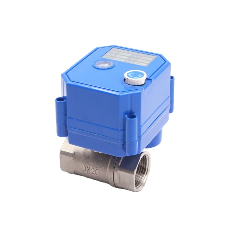 CWX-25S mini electric actuator motor water ball valve 5V 12V 24V 110V 220V motorized ball valve automatic shut-off valve