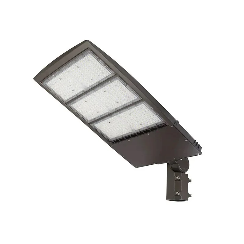 450W High Power LED Parking Lot Shoebox Light 100W 5000K Daylight 1-10V Dimm Commercial Street Security Light DLC UL Approved