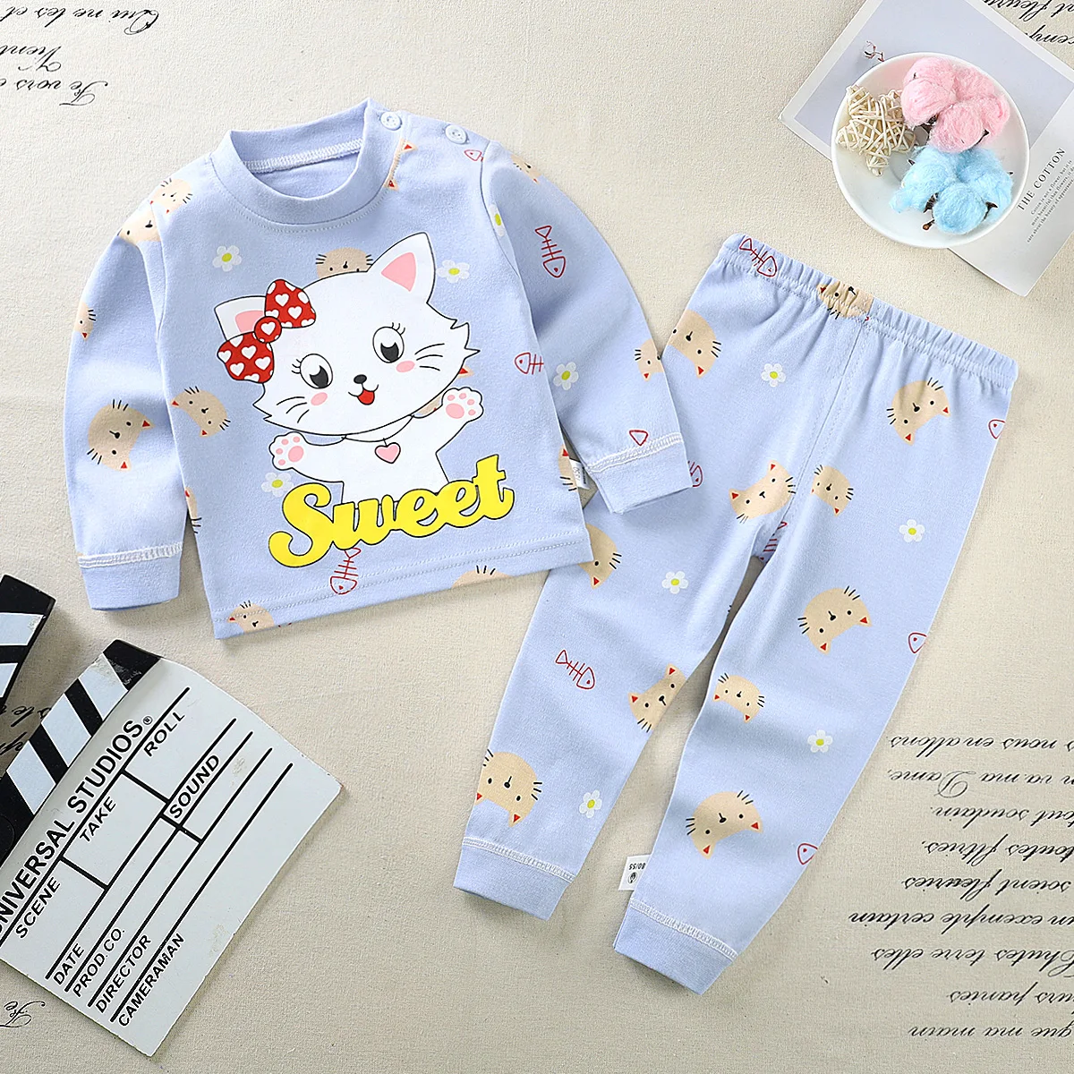 baby clothing cheap price kids pajamas set