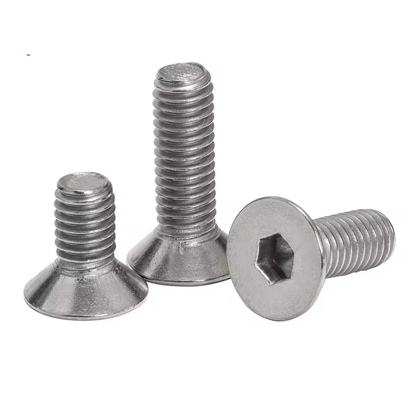 High Quality Stainless Steel Conical Inner Hexagonal Screw M3 M4 M5 M6 M7 M8 Hexagon Socket  Bolt
