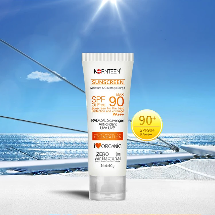 Custom Skin Care Product Spf 90 Sunscreen Lotion Moisturizing Whitening Sun Cream Face sun block sunscreen Cream private label