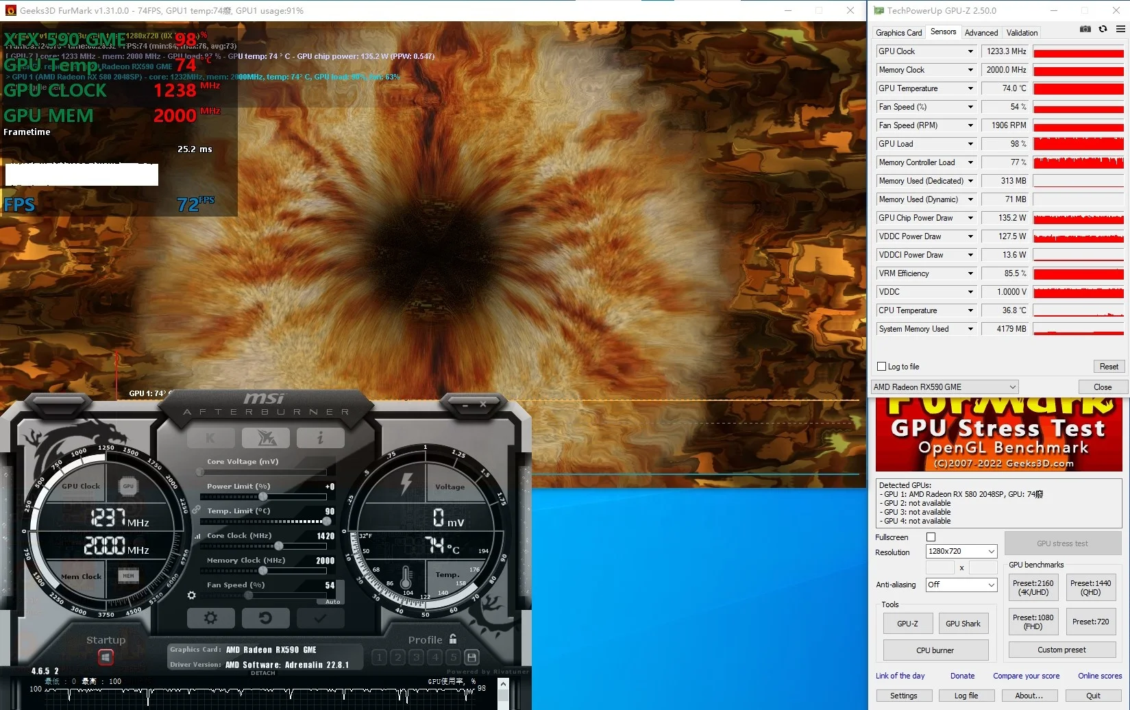 High grade amd rx 590 8gb gddr5 video card rx590 rx 580 de 8gb used gaming gpu graphics cards