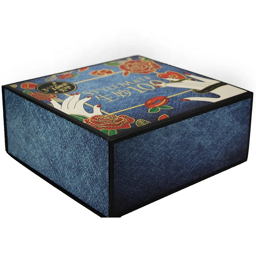 Custom Packaging&Printing Service Small Rigid Cardboard Suitcase Shaped Gift Boxes With Magnet Closure And Ribbon Handle