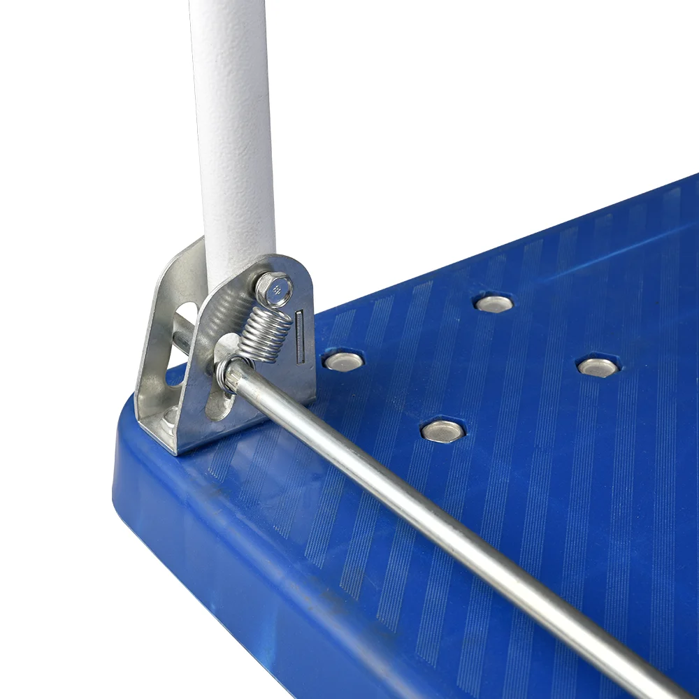 Foldable plastic handcart push cart dolly moving platform hand truck