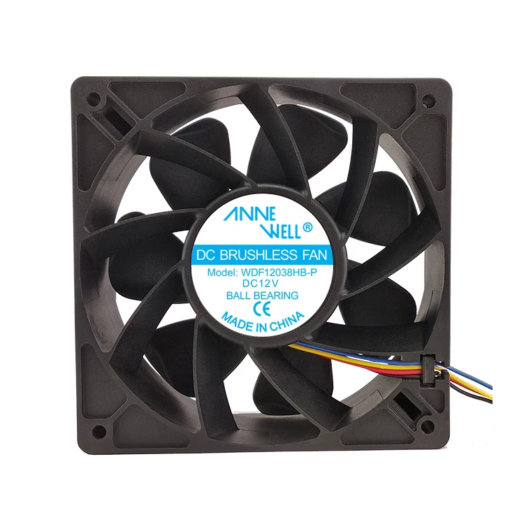 12~48V  Waterproof IP67 Axial Cooler Industrial Cabinet Case Exhaust Fan High CFM 12038 DC Brushless Cooling Fan 120mm