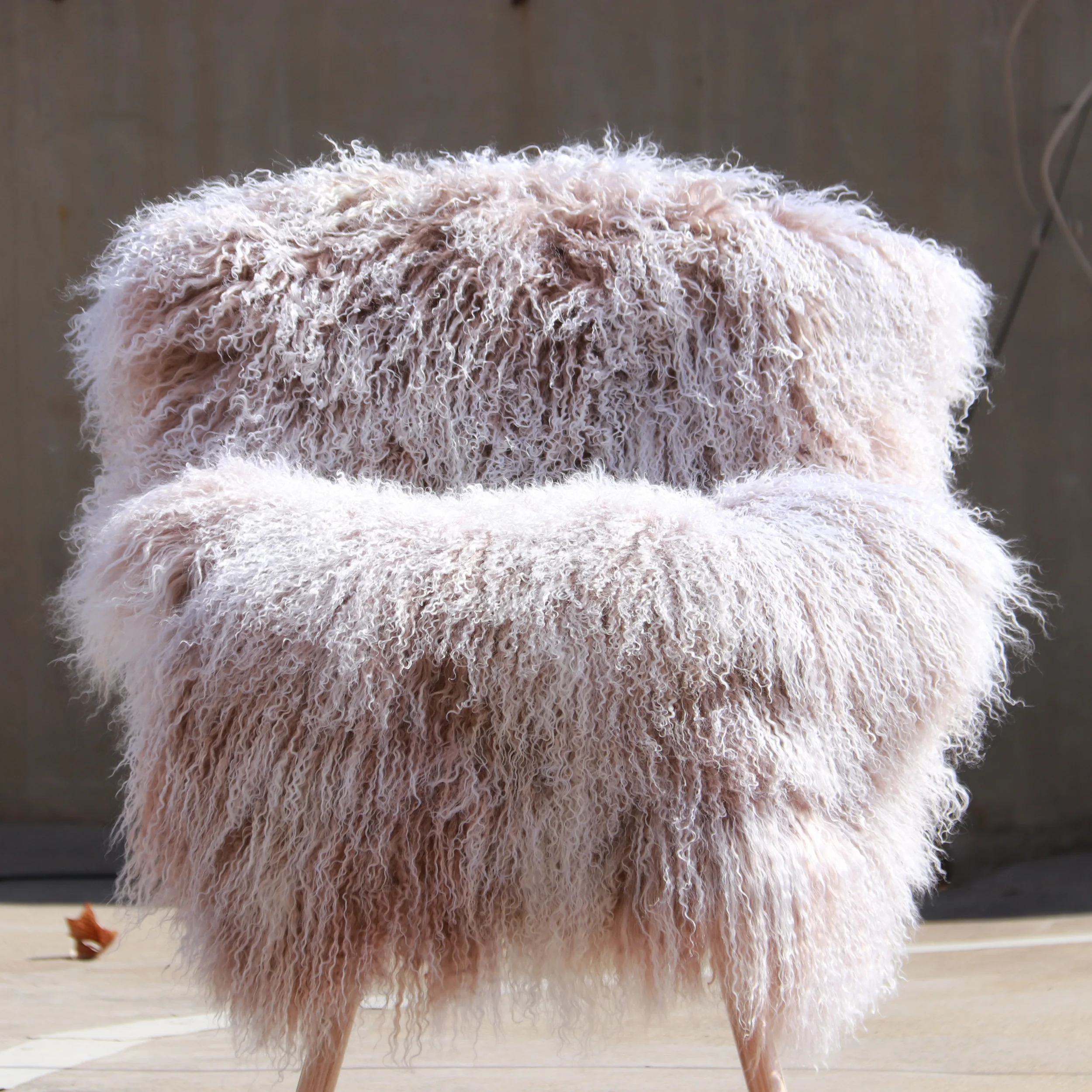 60x120cm Garments Home Use Real Sheepskin Fur Tan Tibet Mongolia Lamb Skin Hide Plate