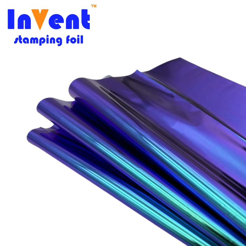 INVENT FOIL New Design Colourful Toner Reactive Foil UV Digital Printing  Hot Stamping Foil