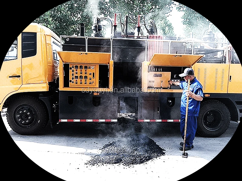 YOUYI Asphalt concrete mixer multi-function Intelligent operation Pavement potholes filling