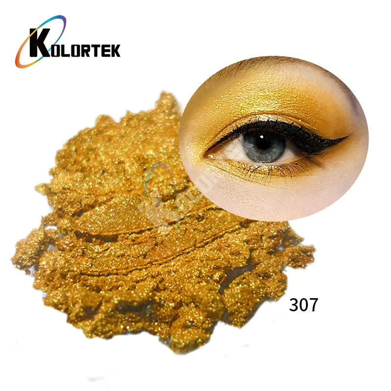 Kolortek Pigment Cosmetic Gold Powder for Loose Mica Golden Shimmering Body Cosmetic Gold Powder