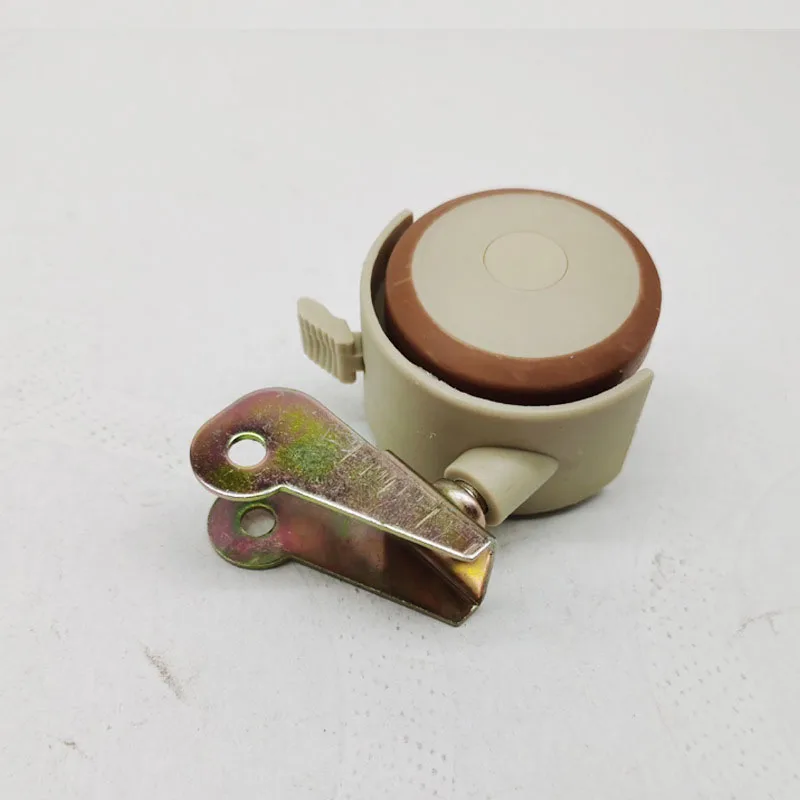 16+Years Factory Solid wood furniture universal flip/ P-shaped /screws/splint/stem rubber brake caster wheel for crib