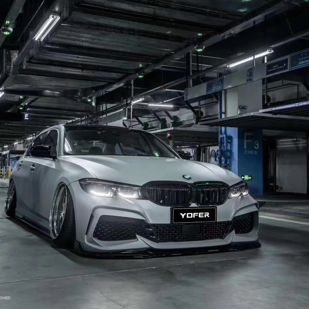  Для Bmw G20 3 sehire Gs380 Bodykit ПП Передняя бампер боковая юбка задний диффузор Комплект