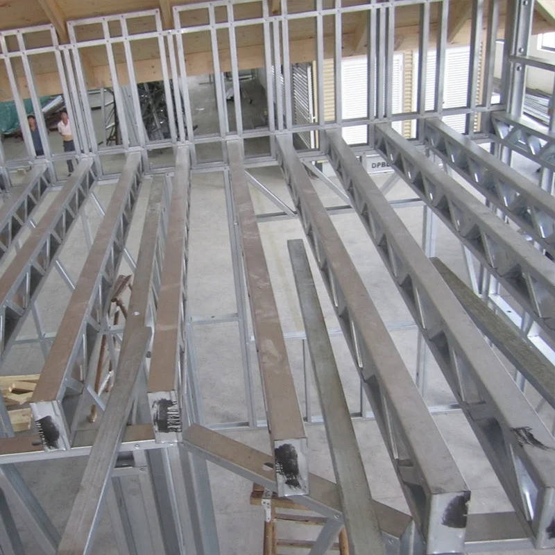 Deepblue Smarthouse Fast Assemble Light Gauge Steel Chalet Luxury Prefab Steel Roof Construction Company