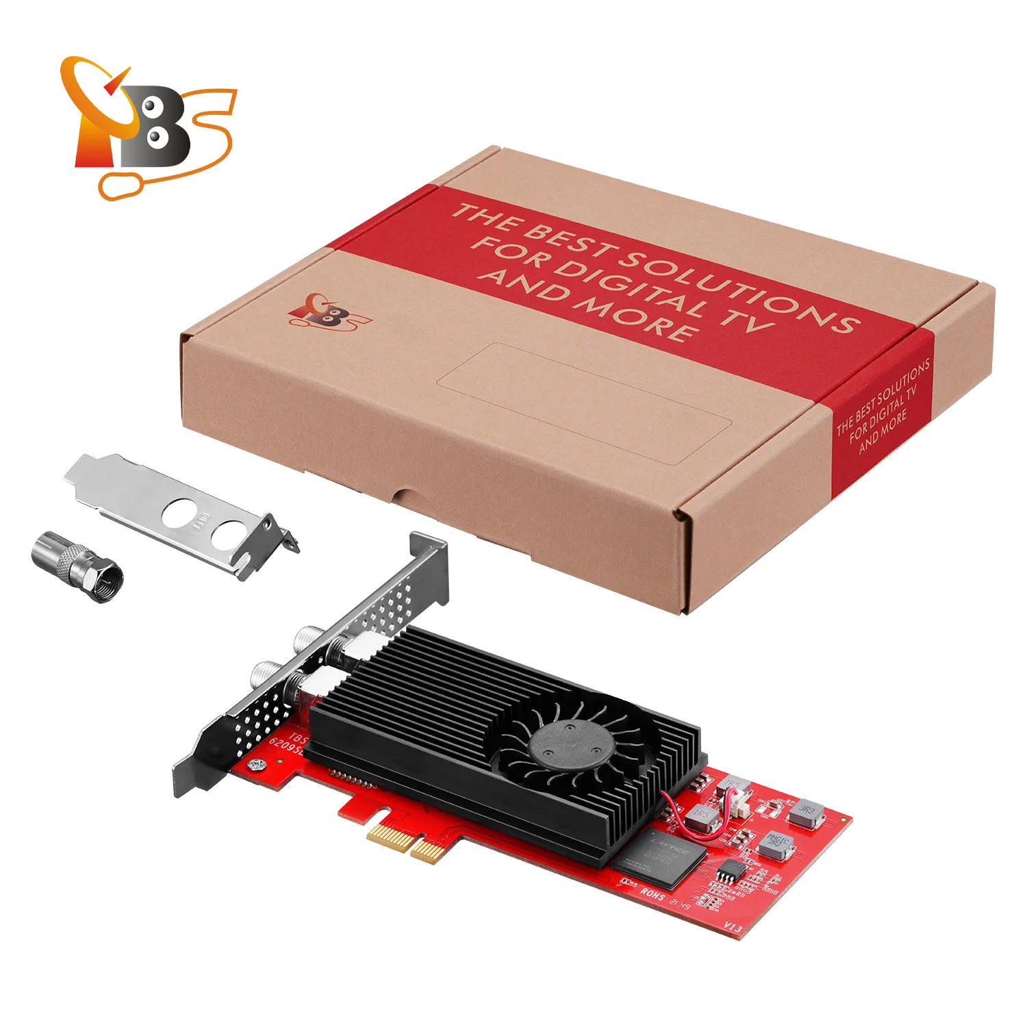 TBS6209se DVB-T2/C2/T/C/ISDB-T 8 TV Tuner PCI-e card for IPTV Streaming and Broadcasting
