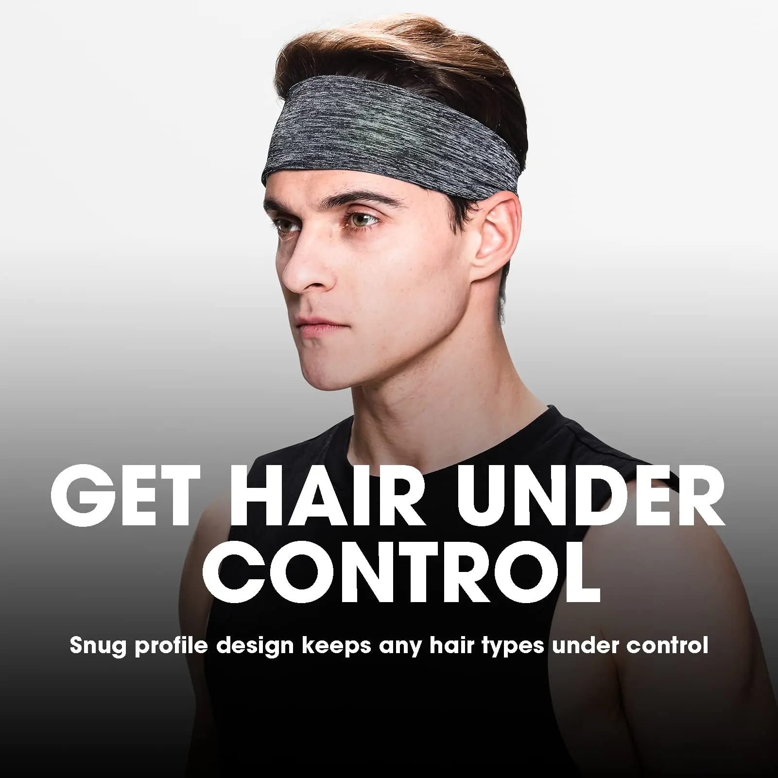 Absorbent sport headband custom headband cooling Sweatband For Men Yoga Hair Band Running Fitness sport elastic headband