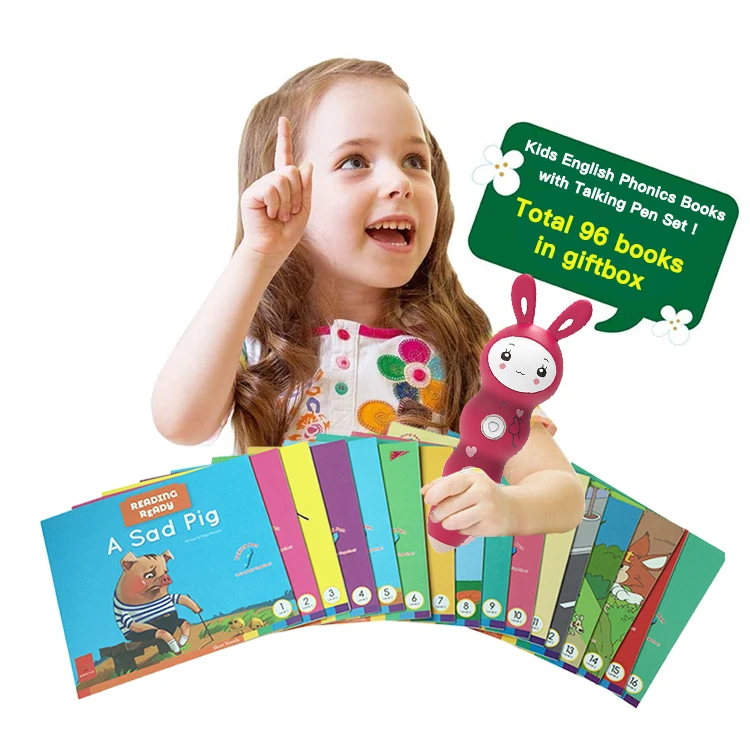 Детская игрушка, умная звуковая ручка и английский язык, Обучающая книга для чтения, готовая для дошкольников
