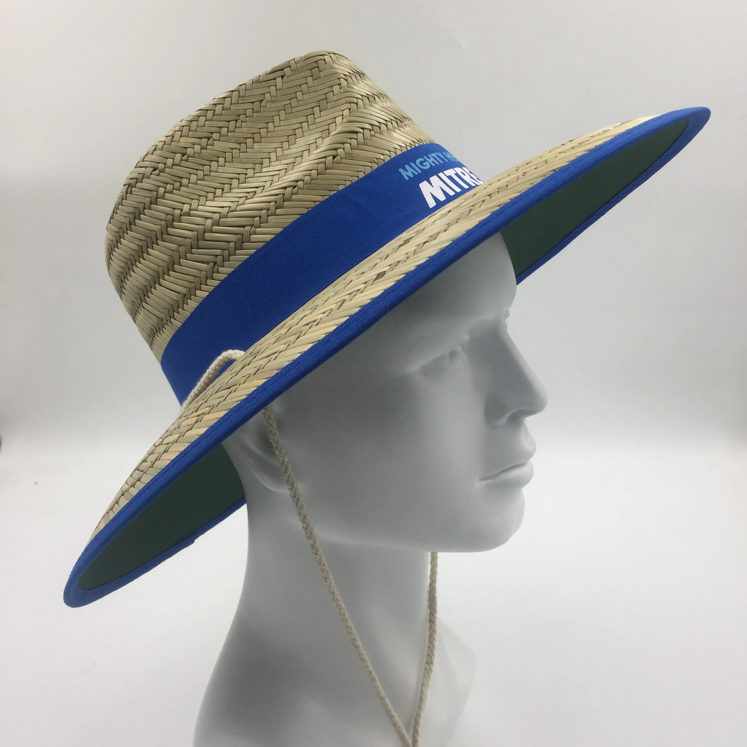 Custom beach lifeguard straw hat