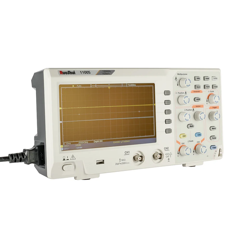 1050S RuoShui 50MHz 2  Channels Benchtop Digital Storage Oscilloscope
