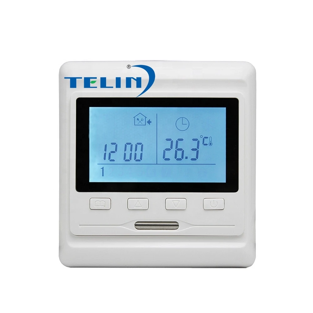 Telin E53 Temperature Control Hvac Air Condition Room Thermostat for Smart House Floor Heating Systems & Parts