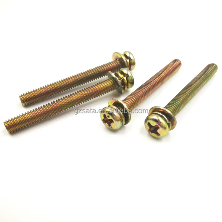 Zinc Plated Sems Screws