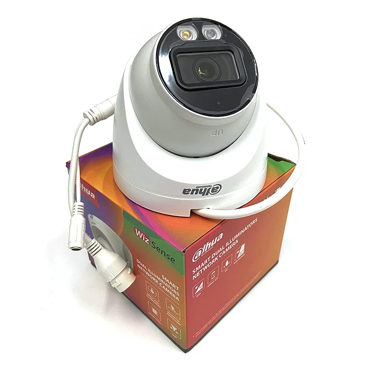 Built-in Mic Dahua WizSense Full Color Night Vision Motion Detection 4MP IP Camera IPC-HDW2449T-S-IL