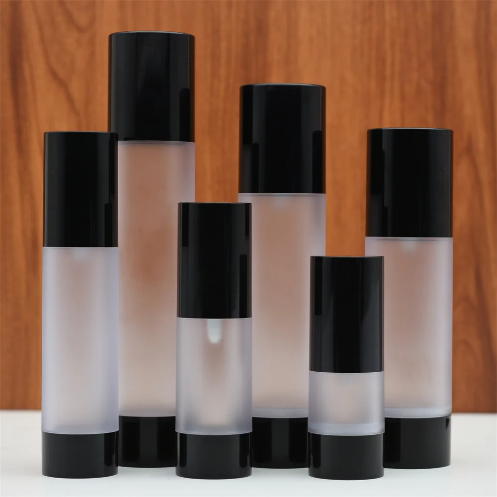 15ml 30ml 50ml 80ml 100ml 120ml Plastic AS White Frosted Airless Spray Pump Bottles