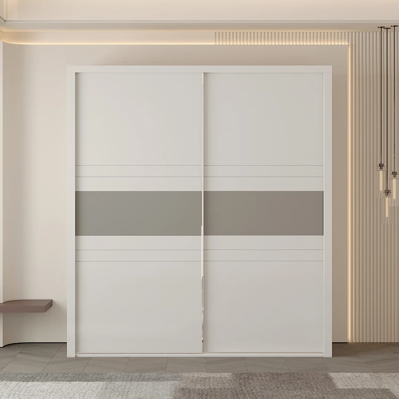 hot sale queen size bedroom set sliding door wardrobe storage bed wooden bedroom set