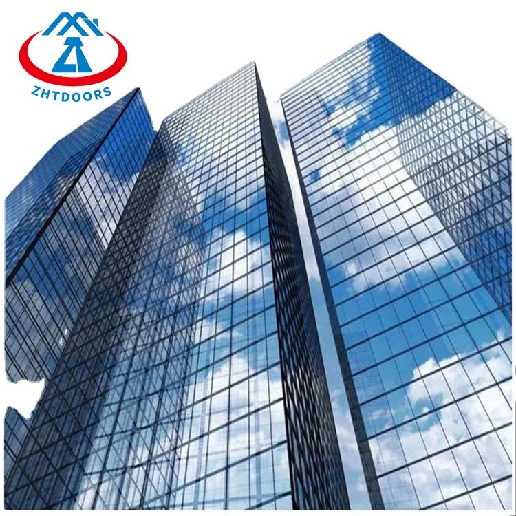 ZHTDOORS 20 years experience guangzhou curtain wall glazing aluminum curtain wall facade