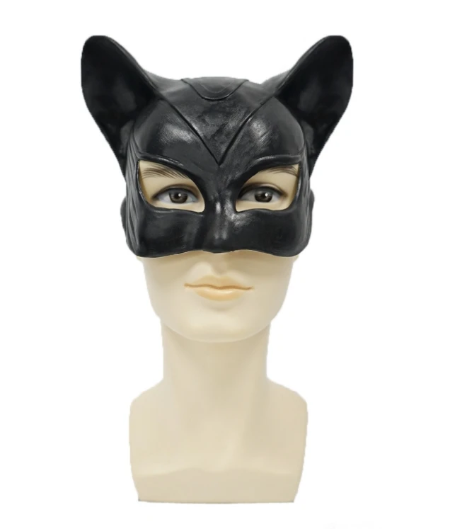 New Fun Supplies Mask Party Performance Props Rabbit Girl Head Cover Halloween Cat Girl Half Face Latex Mask
