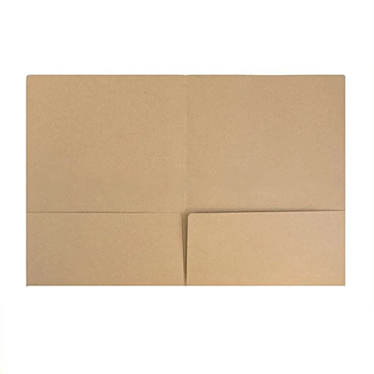 2 Pocket Kraft Paper File Folder Printing