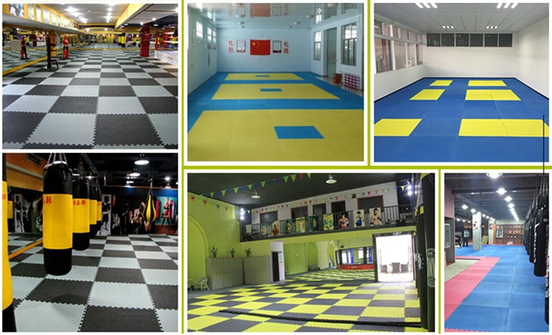 4cm 1.5 Inch 1x1 Meter Puzzle Tile Floor Grappling MMA BJJ Mat