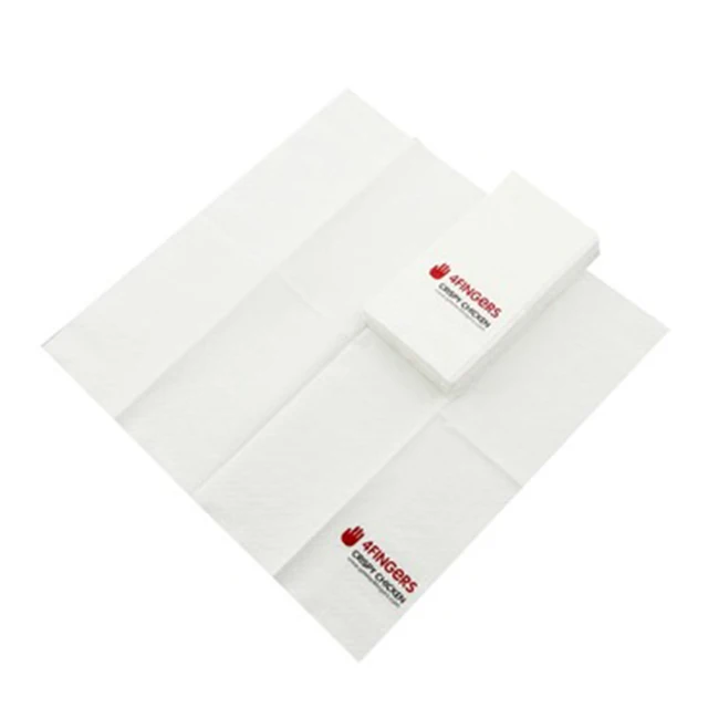 Plastic free customize paper napkins with paper box