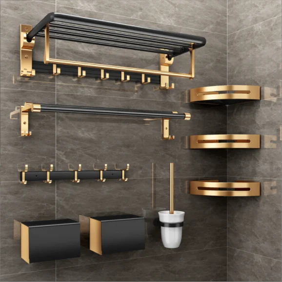China factory wholesale Cheap Complete Bathroom Hardware Stainless Steel Bathroom Accessories Set