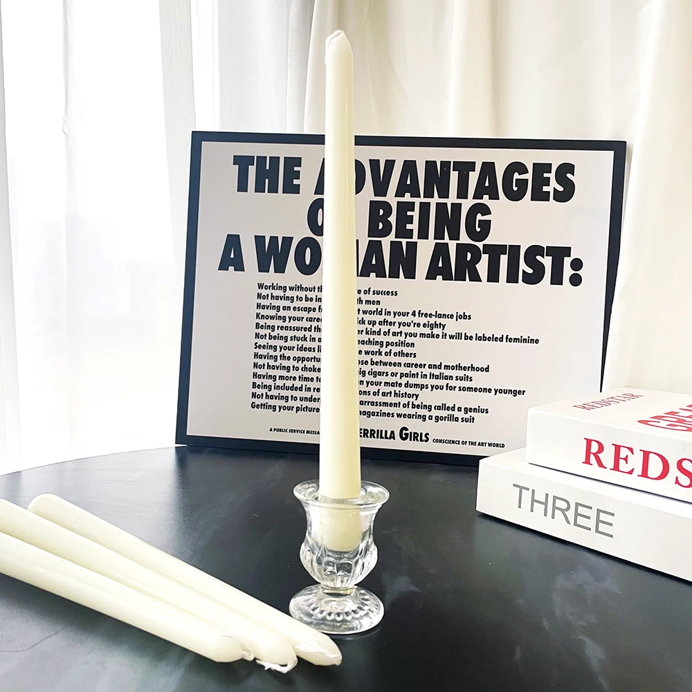 Wholesale Christmas10 Inch Unscented Taper Candles Paraffin Wax candle for home decor wedding dinner table decor