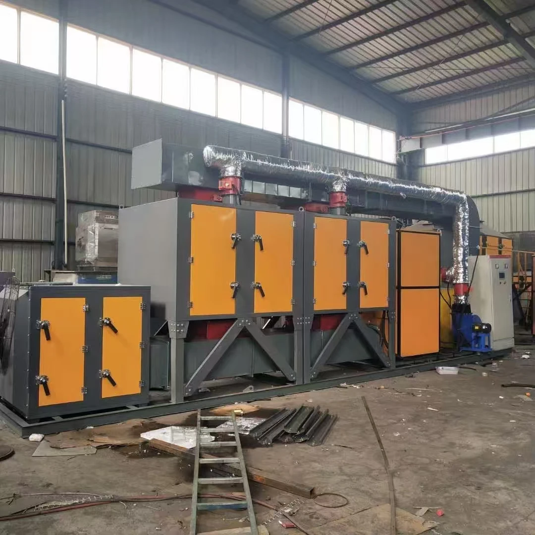 Decomposing organic waste gas Activated carbon adsorption +CO catalytic combustion