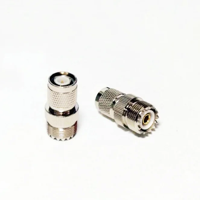 High performance PL259 RF coaxial straight adapter UHF female to TNC male connector