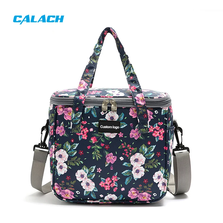 6 can cooler bag waterproof fashion insulated picnic cooler tote lunch bag for women work portable