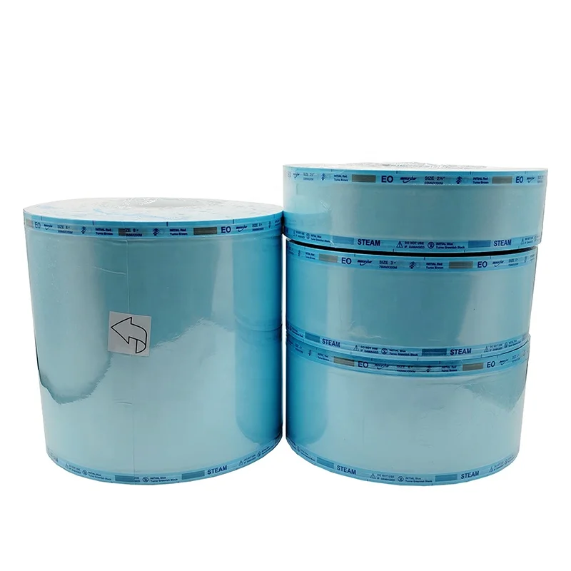 Dental Autoclave Packaging Reel with Sterilization Indicator Heat Seal Sterilization Bags Autoclave Bags