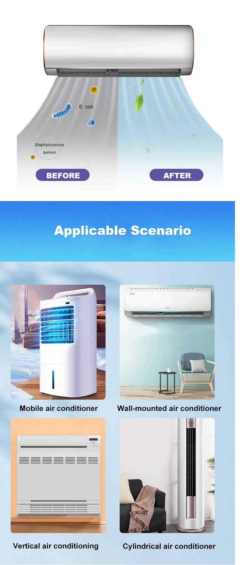 Factory Direct High Quality air conditioner cleaner foam