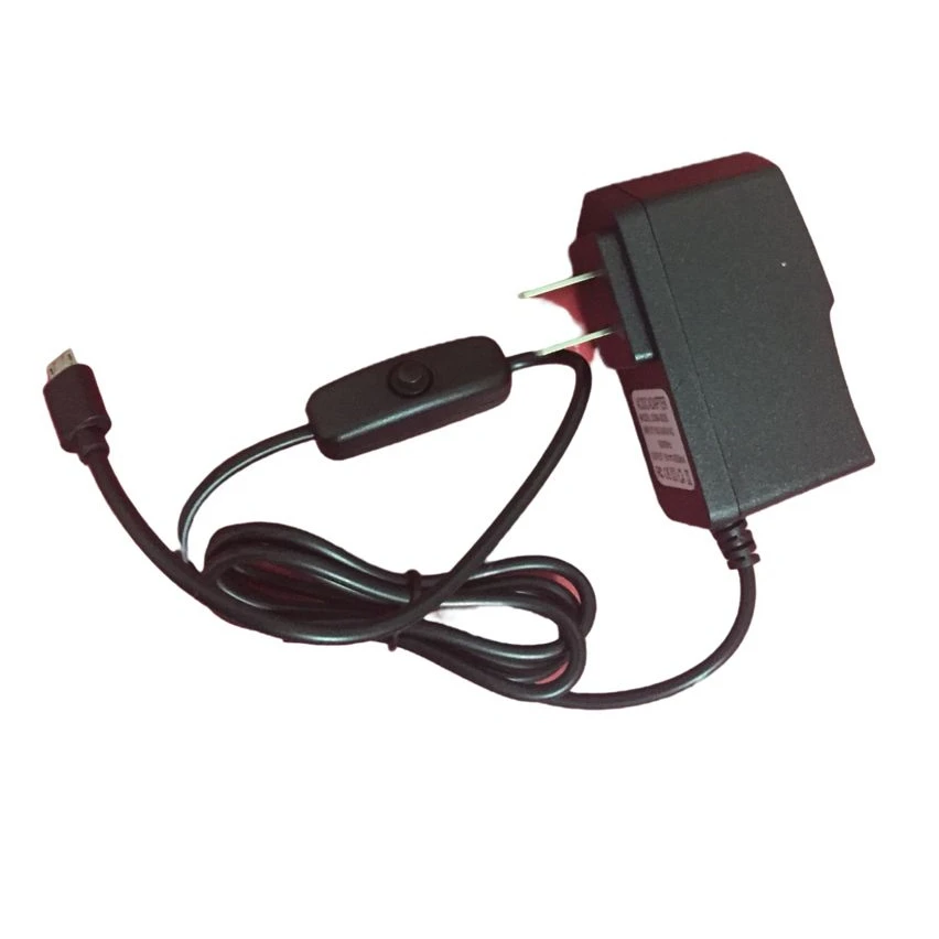 2021 High Quality Raspberry Pi 5v 2.5A  Power Adapter EU/US Plug