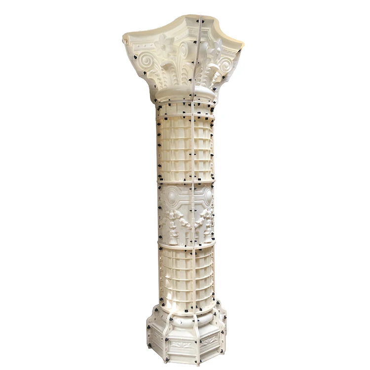 New Cheaper Construction Material Pillar Mold Reuse Many Times Roman Column Mold for sale